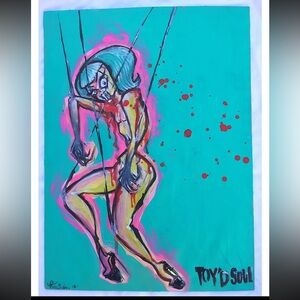 Acrylic painting.